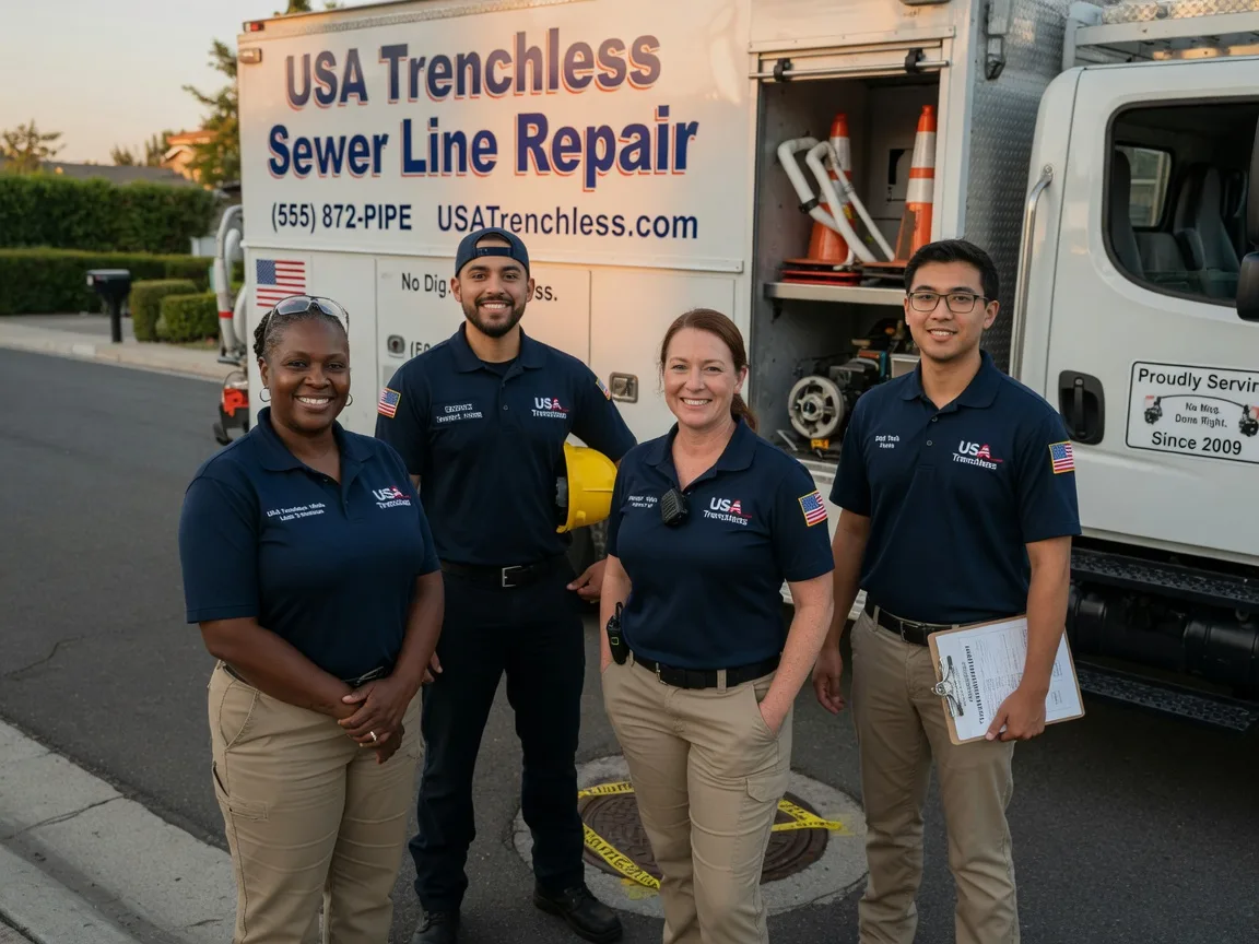 Sewer Line Repair company in Olmsted, IL